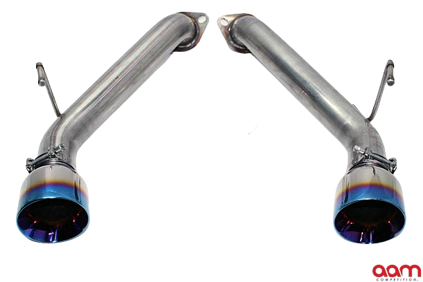 AAM Competition G37 Short Tail Exhaust with 4" Polished Tips