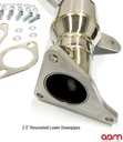 AAM Competition Q50/Q60 3.0t 2.5" Resonated Lower Downpipes