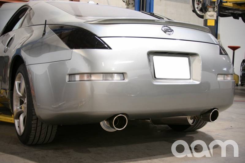 AAM Competition 2.5" True Dual System 350Z W/ Polished Tips