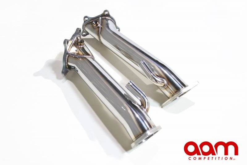 AAM Competition R35 GT-R 3" Catless Non-Resonated Downpipes