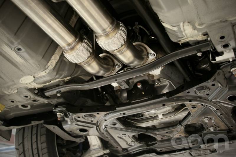 AAM Competition R35 GT-R Non Resonated 3" to 3.5" Midpipe