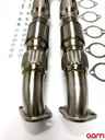 AAM Competition R35 GT-R Resonated High Flow Catted Midpipe