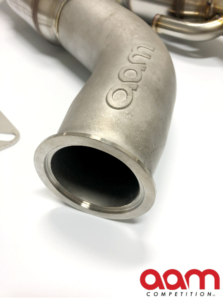 AAM Competition Q50/Q60 3.0t Cast Full Downpipes High Flow Cat