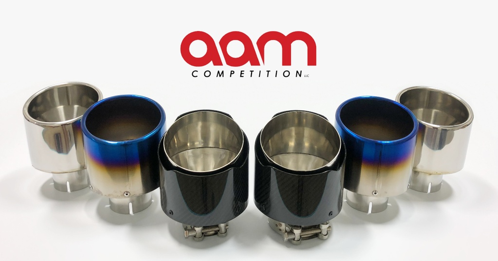 AAM Competition 370Z Nismo Short Tail Exhaust with 5" Polished Tips (Nismo Fitment)