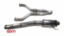 AAM Competition 370Z True 4" Single Exit Exhaust System