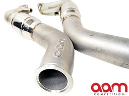 [AAMCQ50E-CDP-RES] AAM Competition Q50/Q60 3.0t Cast Full Downpipes - Resonated