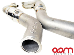 [AAMCZE-CDP-RES] AAM Competition Nissan Z 3.0t Cast Full Downpipes - Resonated